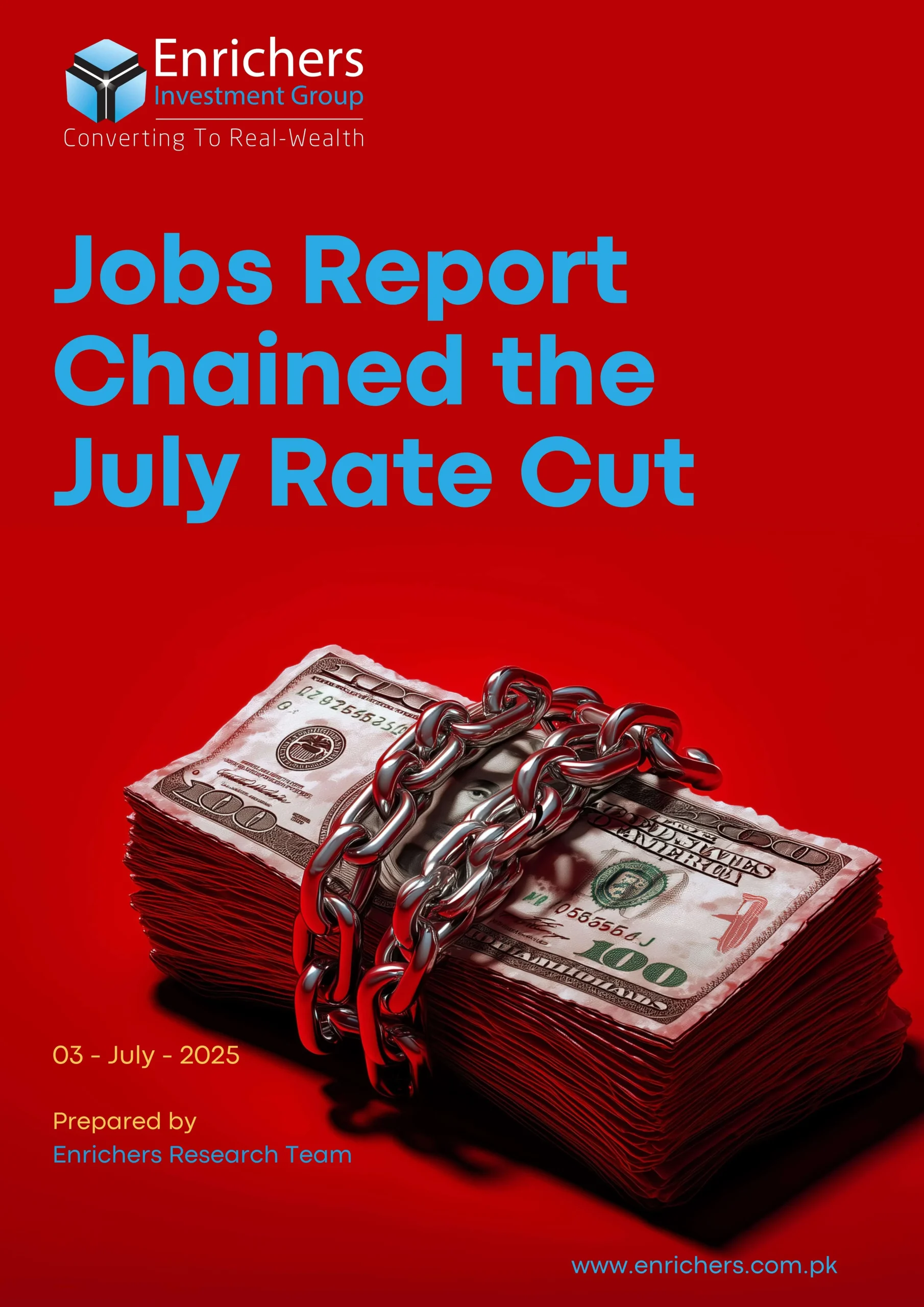 jobs report chained the july rate